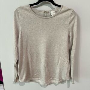 Chico's Metallic Sweater